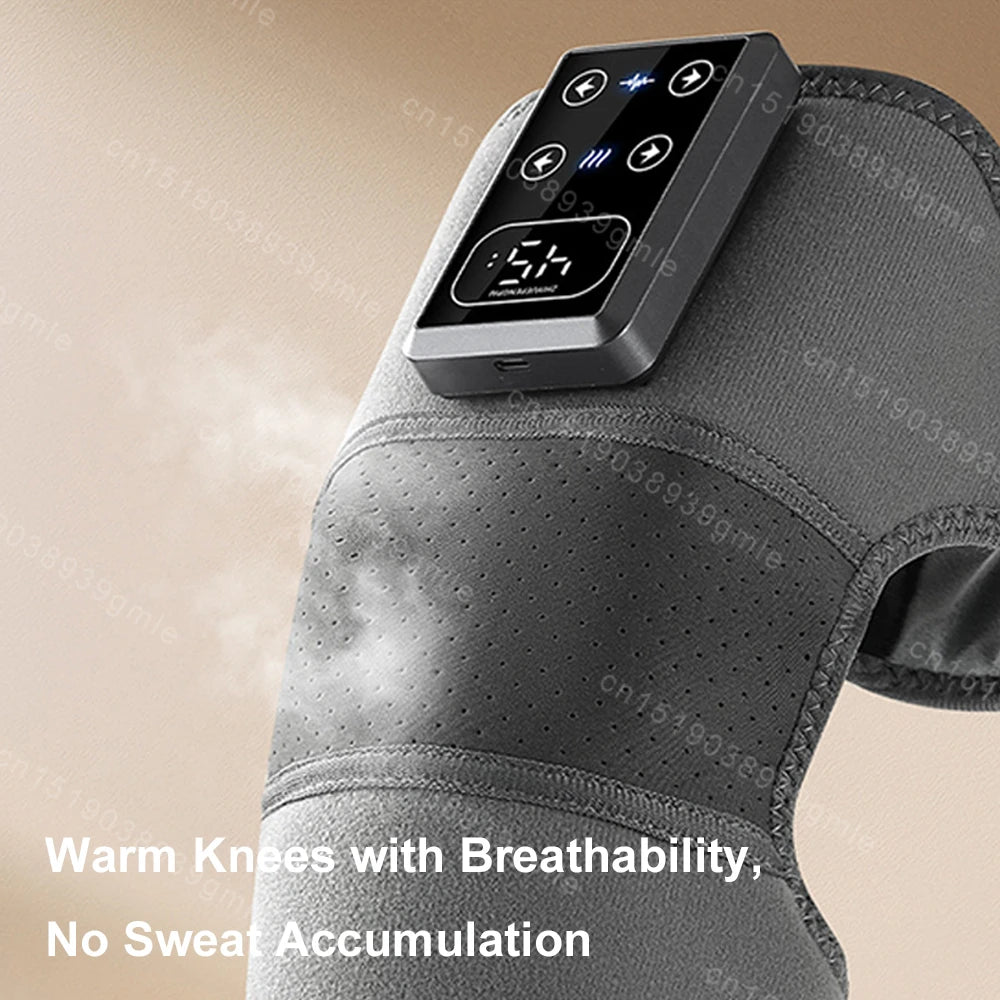 Eletric Heating Knee Massage Instrument Heated Knee Brace Wrap with Vibration Enthesitis Elbow Leg Arthritis Knee Health Care