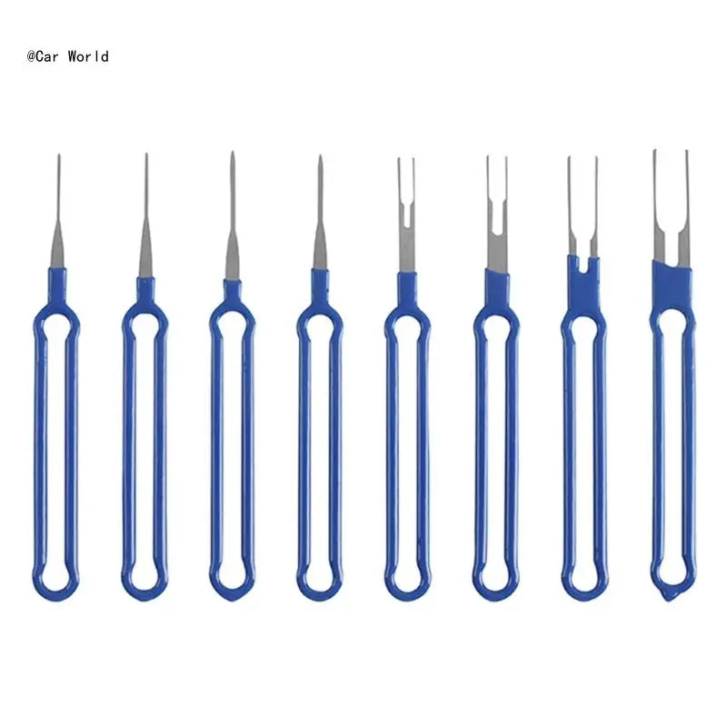 Multipurpose Automotive Terminal Removal Set, Electrical Pin Extractor Release Puller Tool for Car Connector Service 6XDB