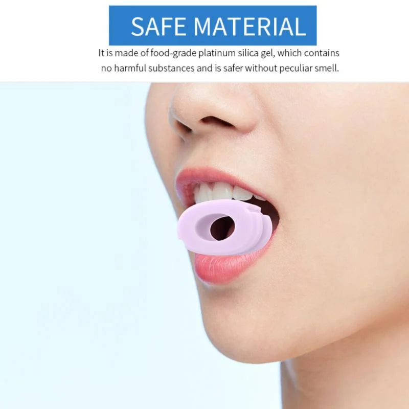 Jaw Exerciser Silicone Facial Jaw Muscle Trainer Fitness Face Masseter Stress Chew Ball Double Chin Reduce Face Lifting Slim