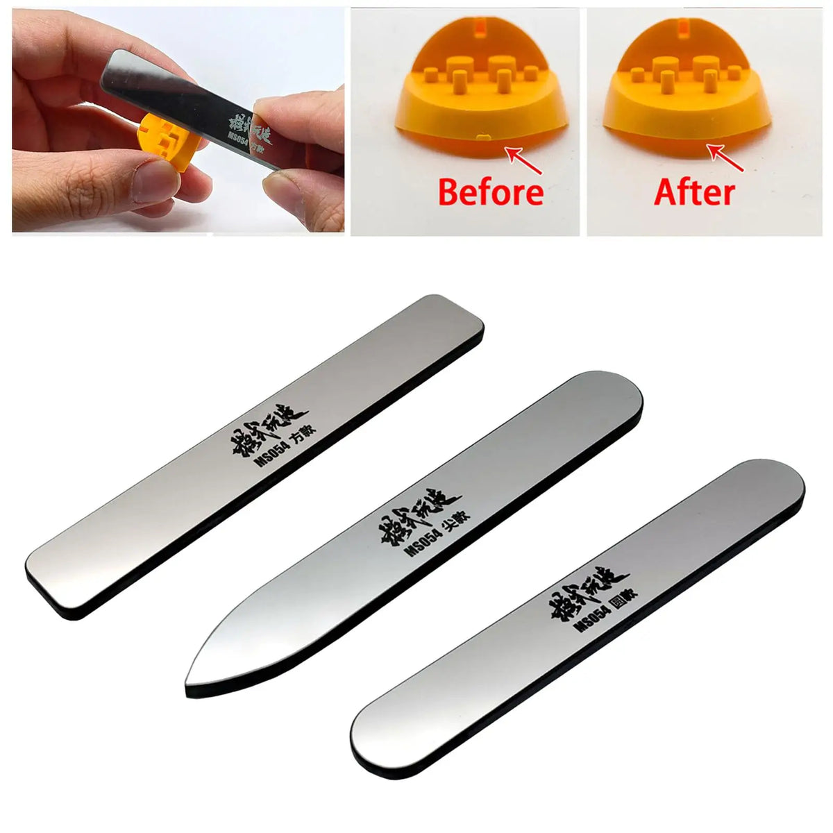 Glass File for Model Polish Model Kit, Figure, Resin Material DIY