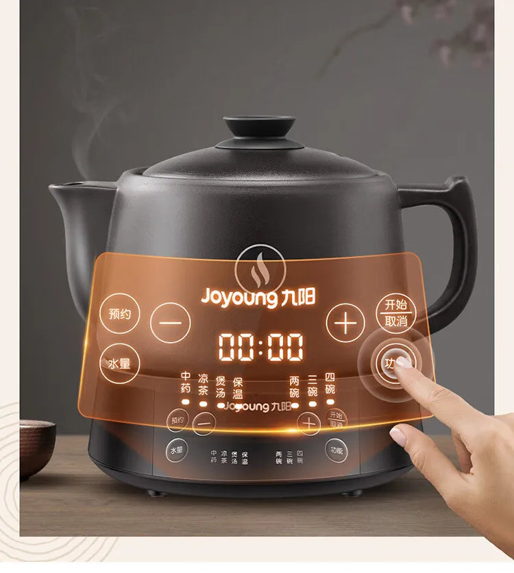 Joyoung Automatic Herbal Medicine Pot Black Separated HealthCare Pot 220V