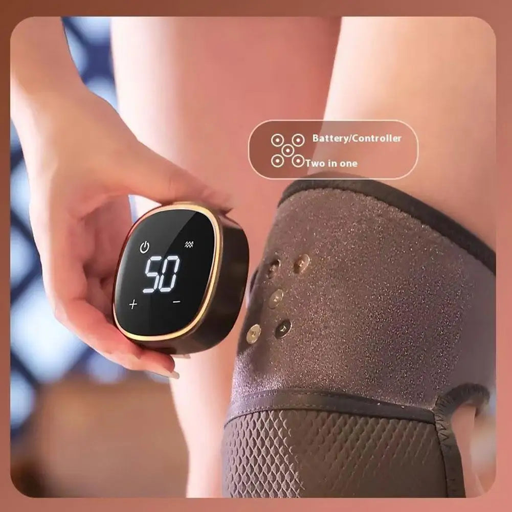 3in 1 Shoulder Knee Eblow Heated Vibration Knee Massager Pad for Joint Pain Relief Health Care Shoulder Arthritis Support B N9D6