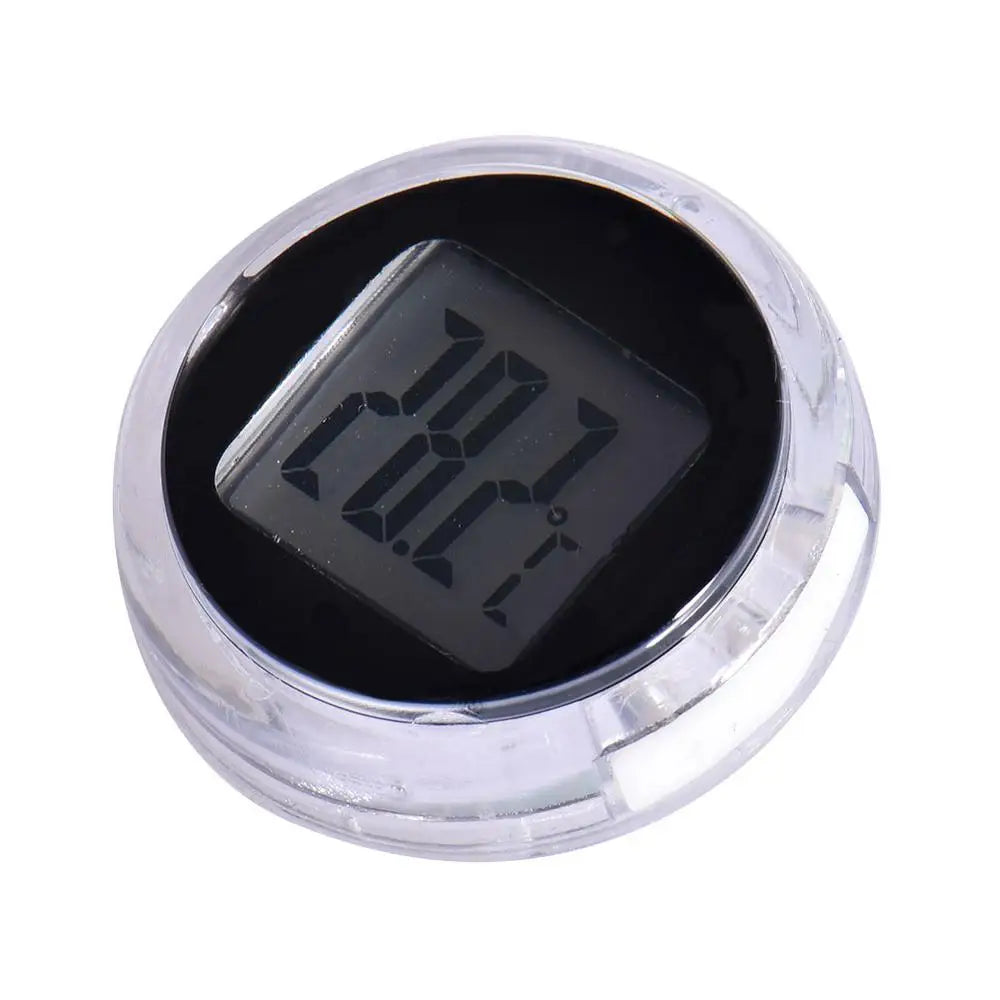 Motorcycle Digital Thermometer Clock Durable Waterproof Motorbike Meter Bathroom Bedroom Interior Watches Instrument Accessoris
