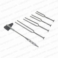 Percussion Knee Hammer with Tuning Fork for Sound Healing and Relaxation Tuning Fork 128 Hz  1024 Hz Medical Health Care Tools