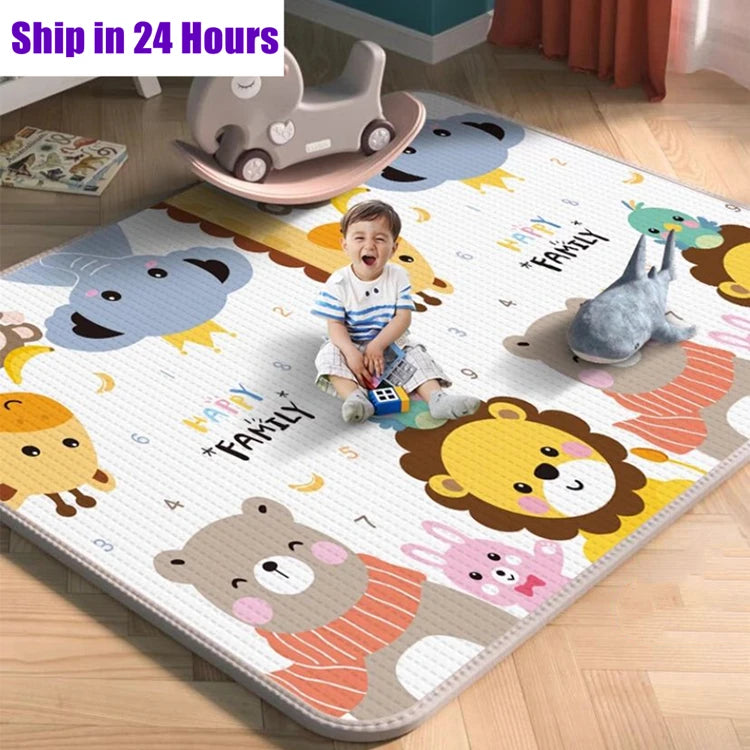 200x180cm/180x150cm Baby Crawling Play Mats Non-toxic High-quality EPE Baby Activity Gym Carpet Baby Game Children's Safety Rug