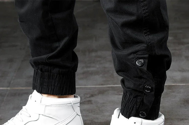 Men's Cargo Pants Outdoor Male Trousers Korean Hiking Loose Biker Motorcycle Cotton Luxury Aesthetic Fashion Baggy Slacks
