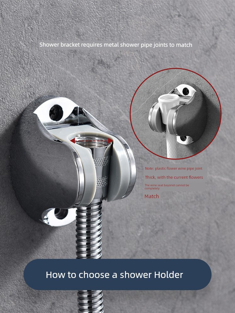 Fixed Seat Shower Head Old-Fashioned Screw Shower Bracket