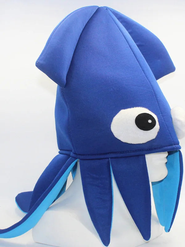Four Color Halloween Ball Performance Party Props Novelty Toys Funny Hat Velvet Squid Hat Squid Octopus Hat