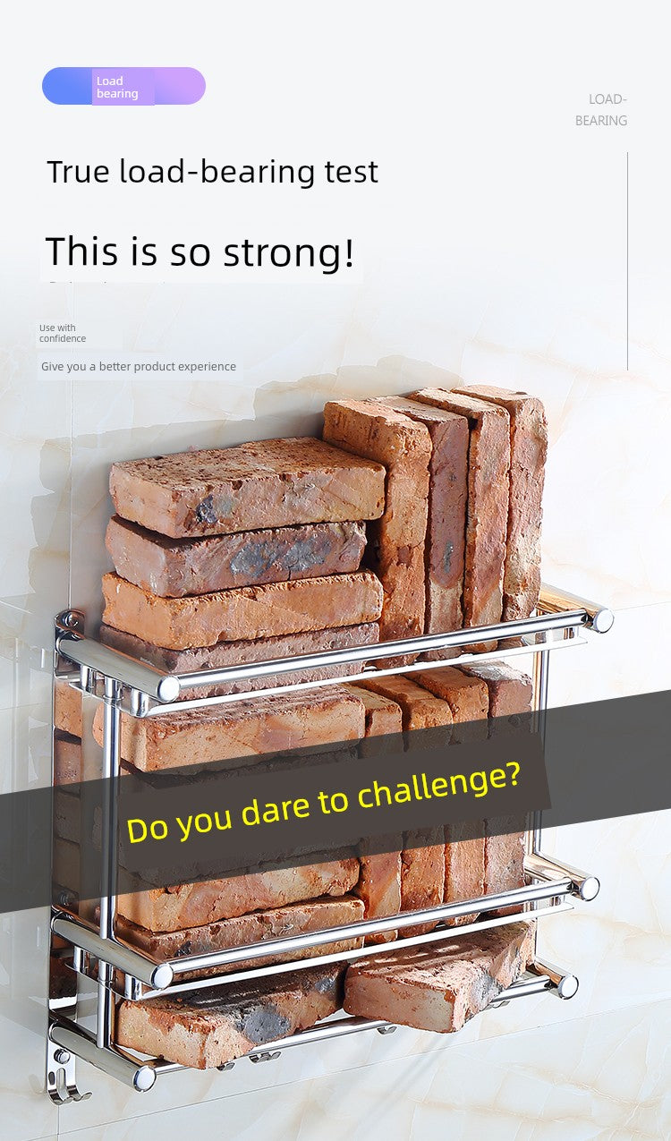 Punch-Free Draining Stainless Steel Wash Table Rack