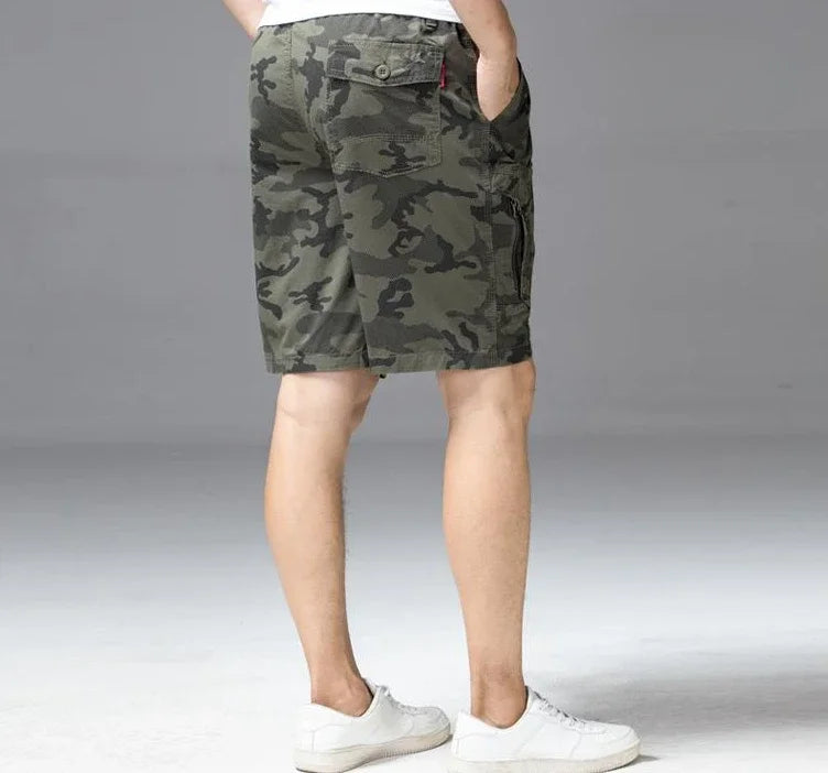 Male Short Pants Hiking Blue Camouflage Men's Cargo Shorts Camo Designer Jorts Streetwear Comfortable Y2k Clothing Young On Sale