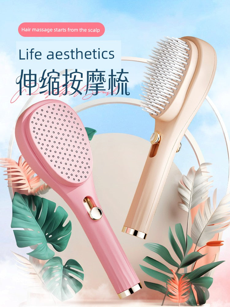Hair Dye Comb Anti-Static Cleaning without Hurting Hair For Home Telescopic