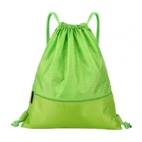 2025 1PC Foldable Waterproof Gym Bag Fitness Backpack Drawstring Shop Pocket Hiking Camping Beach Swimming Men Women Sports Bags