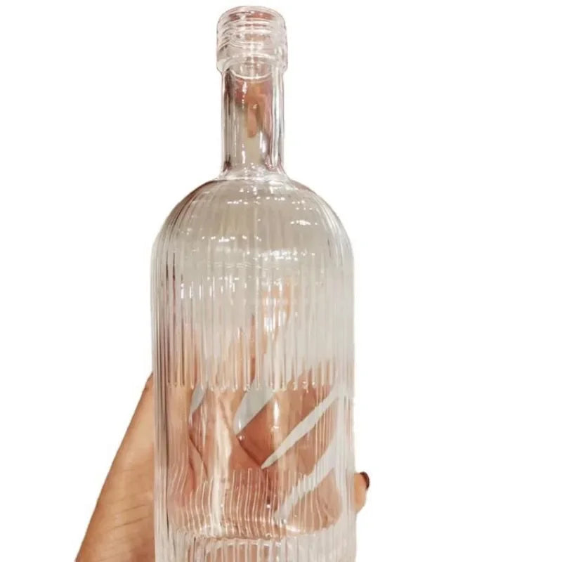 Fruit Wine Green Plum Wine Bottle Glass Bottles for Homemade Wine Fruit Juice and Beverages
