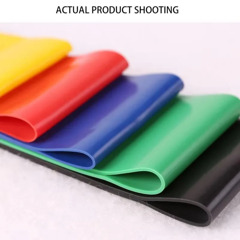 Tpe Resistance Bands Fitness Set Rubber Loop Strength Training Workout Expander Yoga Gym Equipment Elastic Portable Pilates