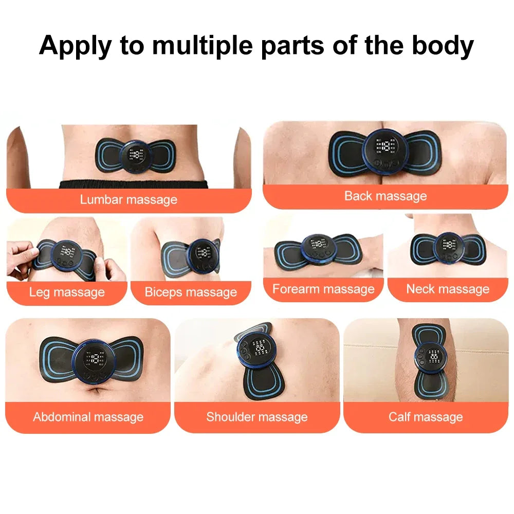 Xiaomi MIJIA Neck Massager Mini Cervical Back Muscle Pain Relief Patch Massageador Stimulator Mat Portable Body Health Care Tool