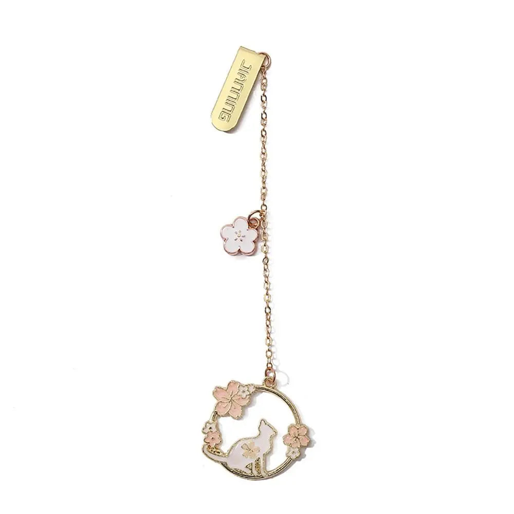 Exquisite Metal Bookmark Cute Rabbit Hollow Book Page Marker Book Page Pagination