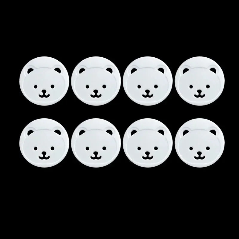 4/8pcs Twin Jack Power Socket Protection Covers Anti-electric Shock Switch Safety Plug Protective Cover Baby Safety Supplies