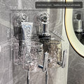 Suction Cup Toothbrush Rack Wall-Mounted No Punch Toothbrush Holder New Arrival Bathroom Tooth Cup Gargle Cup Shelf