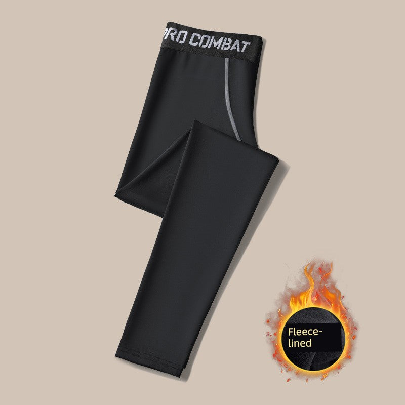 Basketball Basic Thin Ice Silk Quick-Drying Compression Leggings