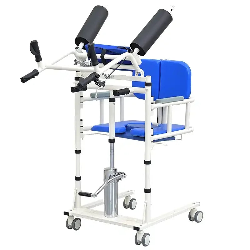 Elderly Chair Durable Outdoor Stainless Steel Assistance Luggage Trolley Seat Elderly Stair Chairs Mobile Toilets Wheelchair