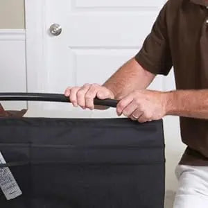Stander 30" Safety Bed Rail with Padded Pouch, Folding Bedside Safety Guard Rail for Adults, Seniors, and Elderly, Under