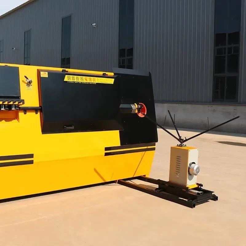 Stirrup Bending Machine CNC Automatic Aluminum Steel Bar Cut Bend Ironworker Making Cutting Bending Stirrup Rebar Bender Machine