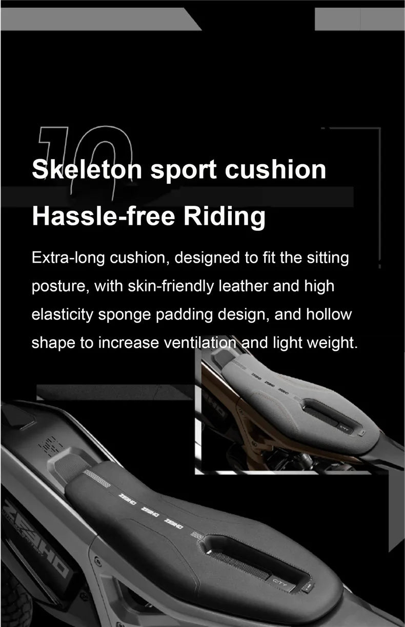 17" urban e-bike e-scooter CITY XC electric cross-country mid-motor mobility excursions e-bike