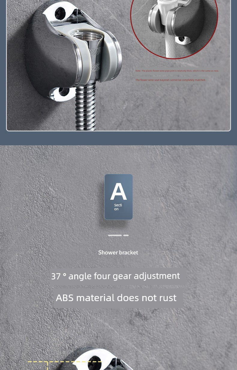 Fixed Seat Shower Head Old-Fashioned Screw Shower Bracket