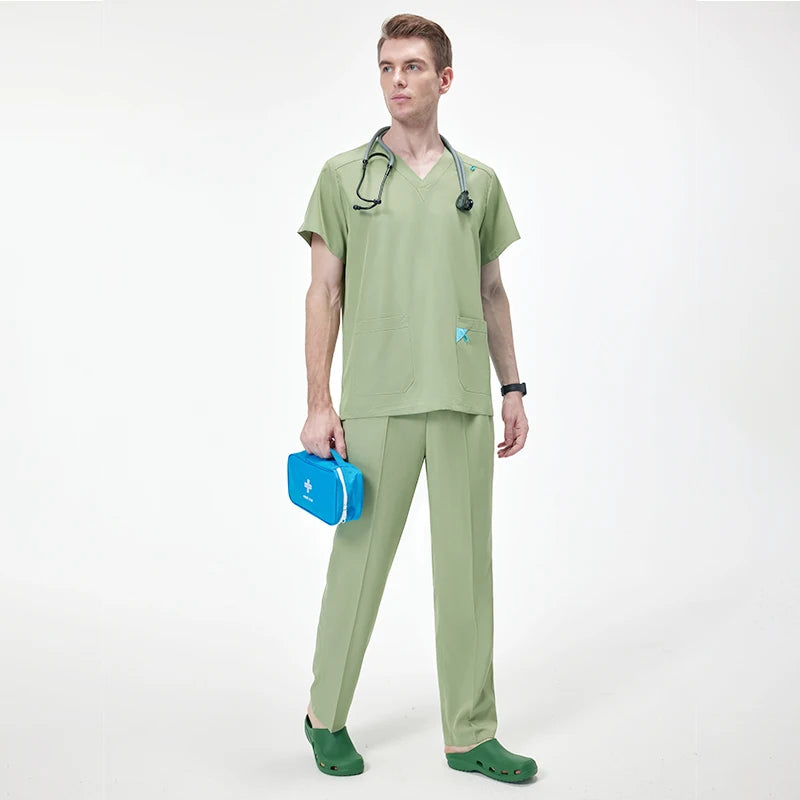 UltraAir™ Scrub Uniforms Nurse Performance Stretch Quick-Dry Healthcare Doctor Hospital Dental Pediatric Medical Scrubs S12