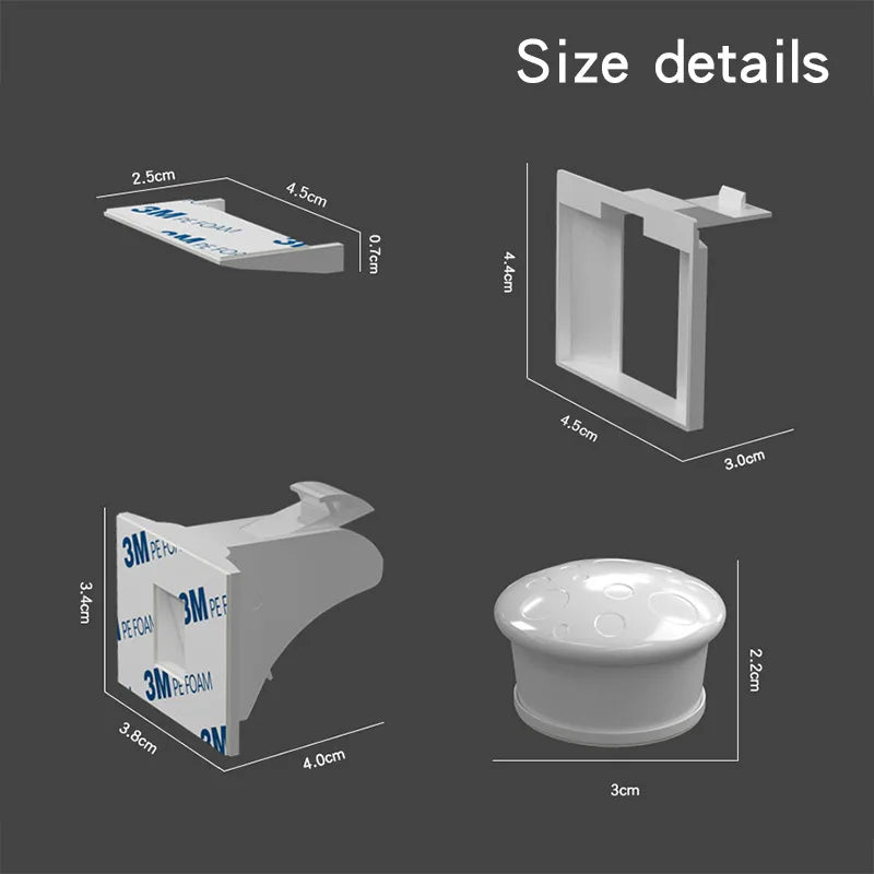 Protective Magnetic Safety Lock Invisible Child Baby Anti-pinch Hand Drawer Cabinet Latch Magnetic Lock Cabinet Door Lock