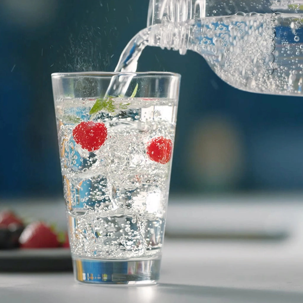 1L White PET Soda Carbonating Bottle - Ideal for Carbonated Beverages and Bottled Drinks