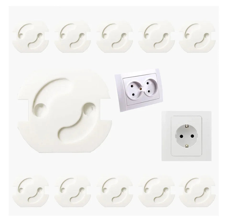 EU Baby Safety Electrical Outler Cover Anti Electric Shock Rotate Socket Protection Plug Protector Kid Power Socket Guard