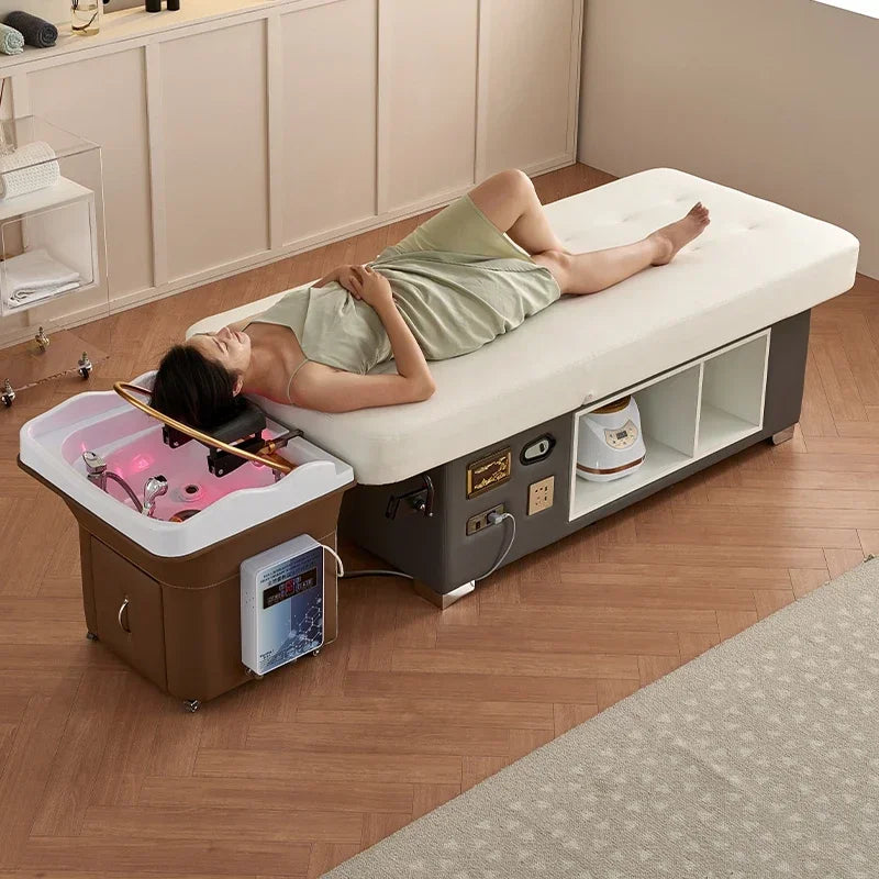 Salon hair washing bed portable head spa equipment  Removable shampoo basin