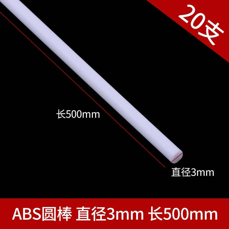 20pcs DIY Model Making ABS Architcture Building Materials Layout Toys Handmade Kits 50cm Students' Graduation Design Materials