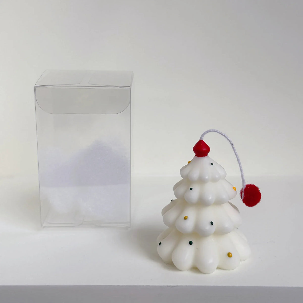 Instagram Christmas Candle Mini Hand-painted Christmas Tree Candle Bear Candle Christmas Gift Holiday Decoration