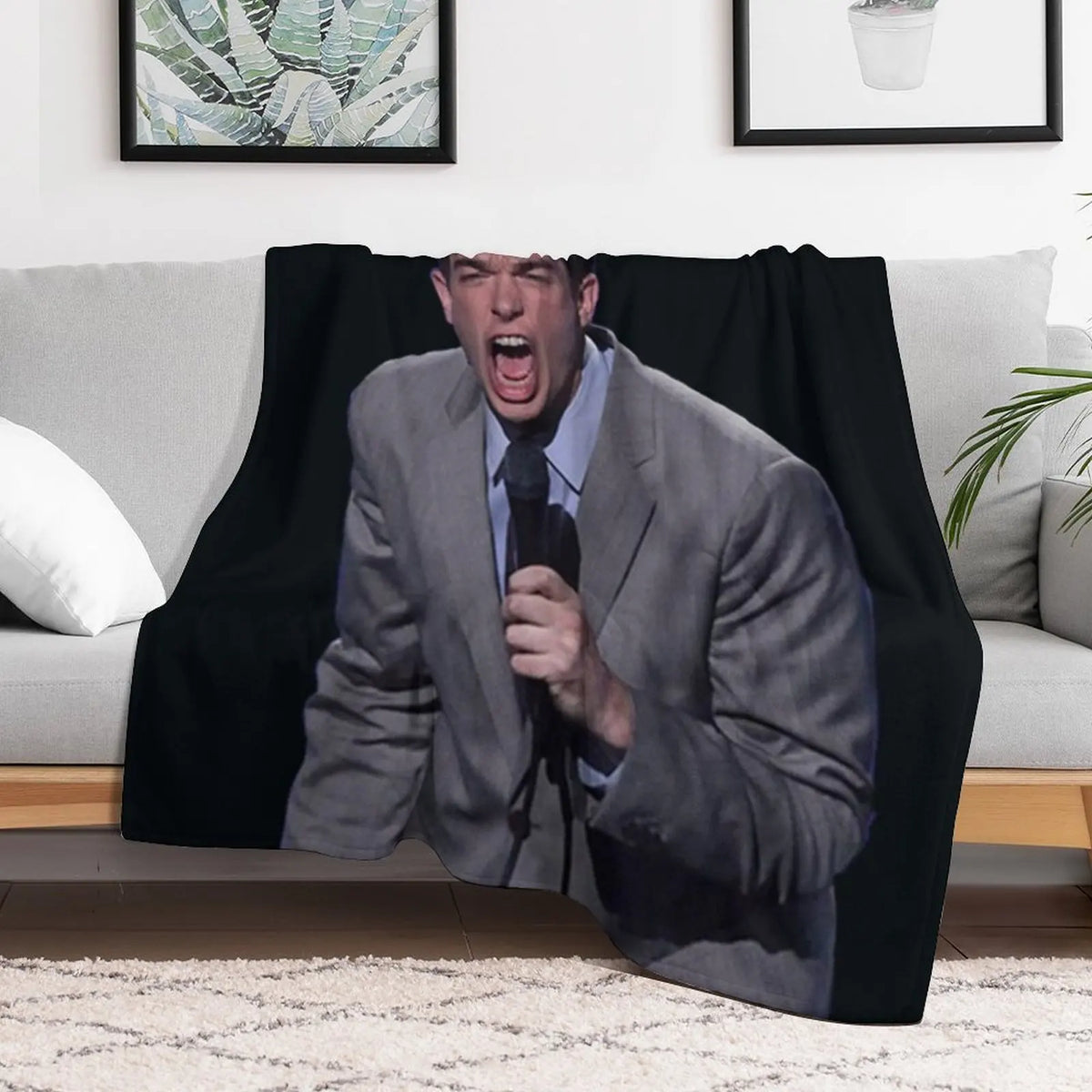 John Mulaney Throw Blanket Weighted Decorative Sofa Blankets