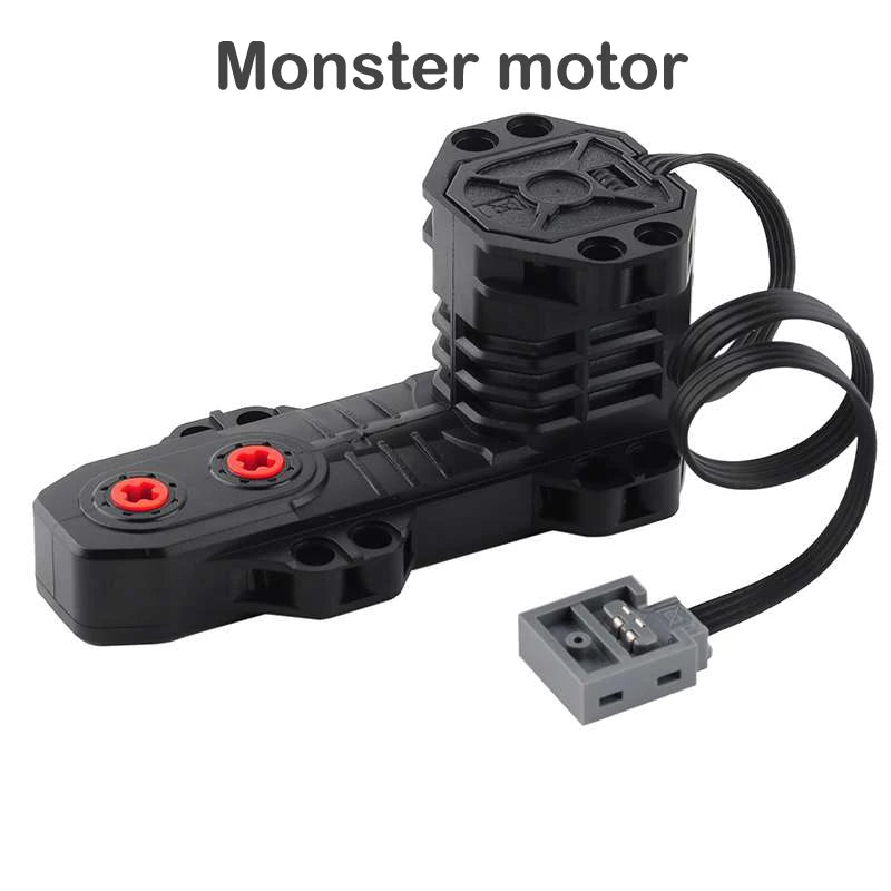 Mould King MOC Power Functions Modified Monster Motor M L XL Motor Steering Servo PF Accessories Building Blocks for Legoeds