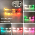 Japan Anime Detective Conan LED Light up Glasses color change funny Luminous crossdresser glasses Cosplay men Novelty Costumes