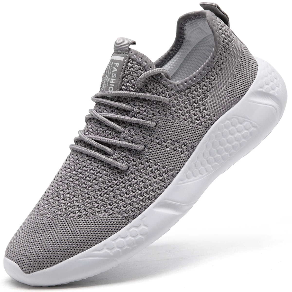 Men's Casual Sneakers Breathable Comfortable Walking Shoe Lace-up and Anti-slip Athletic Jogging Tennis Shoe Large Size 39-50