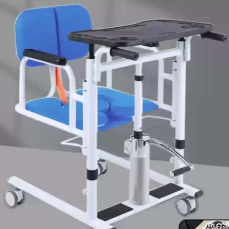 Elderly Chair Durable Outdoor Stainless Steel Assistance Luggage Trolley Seat Elderly Stair Chairs Mobile Toilets Wheelchair