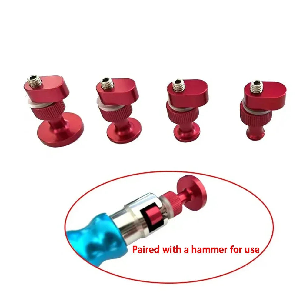 4pcs New Car Dent Repair Tool Puller Dent Repair Accessory Circular Gasket Hail PDR Repair Tools Automotive Service Set