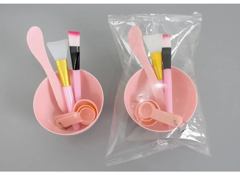 Face Mask Mixing Bowl Set DIY Facemask Mixing Tool with Silicone Mask Bowl Makeup Brushes Spatula Beauty Skin Care Beauty Health