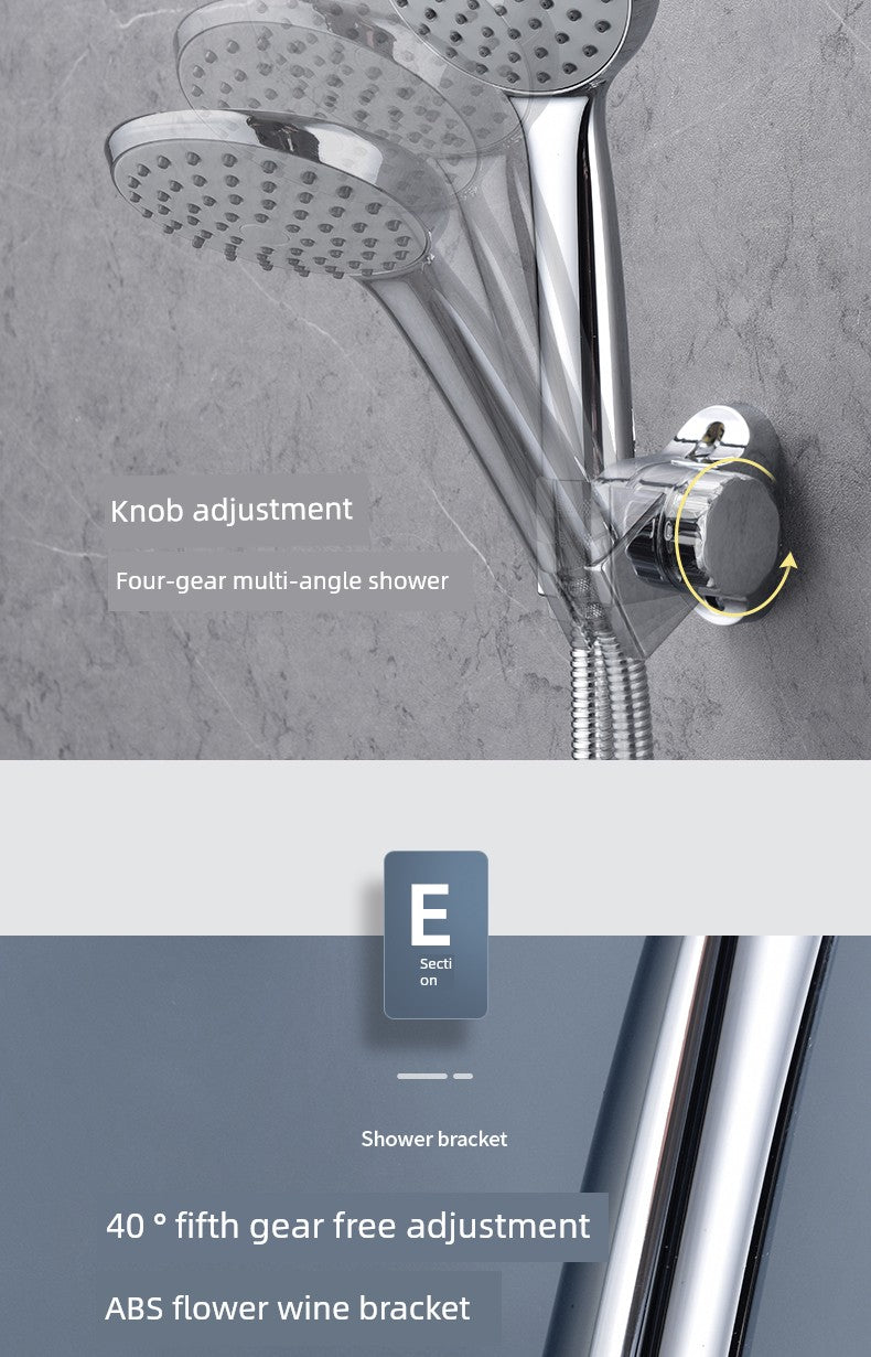 Fixed Seat Shower Head Old-Fashioned Screw Shower Bracket