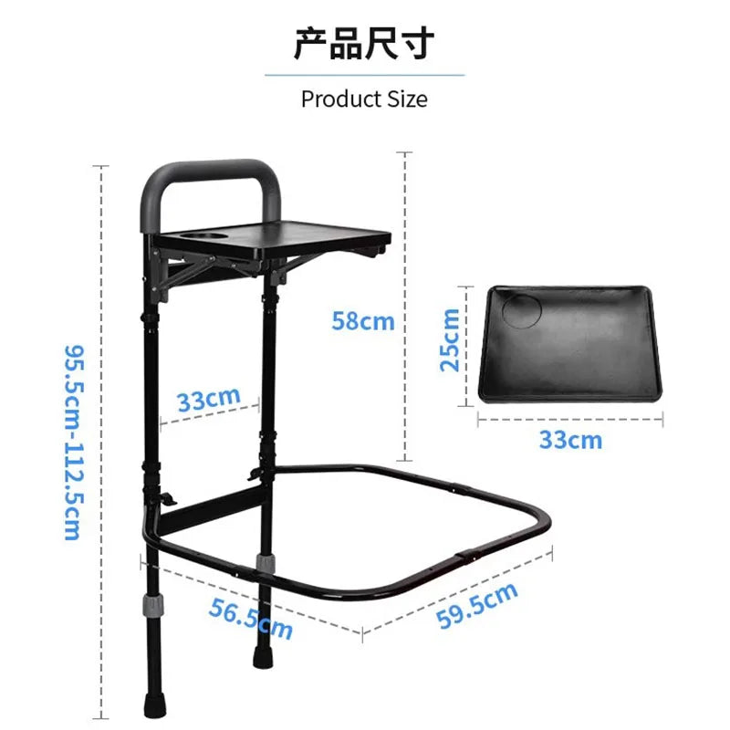Bedside Senior Bed Rails Dining Table Elderly Get Up Home-used Pregnant Bed Rail Veiligheidsbeveiliging Helps Hold Armrest