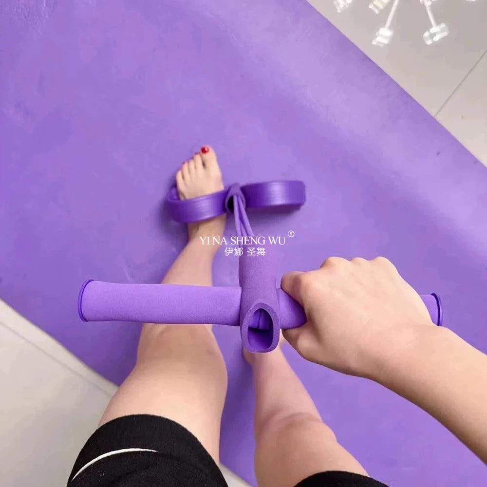 Multi Function Tension Rope Bands for Fitness Exercises Elastics Tape Home Resistance Bands 4 Tube Elastic Pedal Puller Training