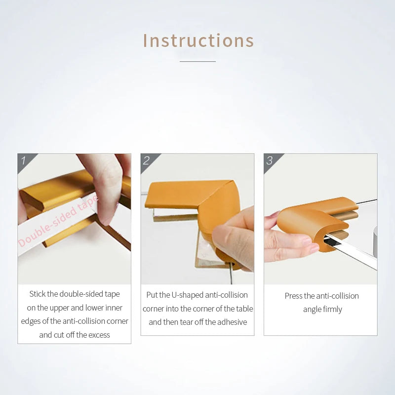 Baby Proof Bumper Safety Corner Protection Protective Glass Coffee Set Angle Kids Children Desk Table Edge Protector