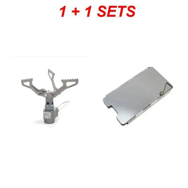 BRS-3000T Titanium Mini Camping Gas Burners 25g 2700W One-Piece Pocket Stove Outdooor Hiking Folding Cooking Furnace Portable