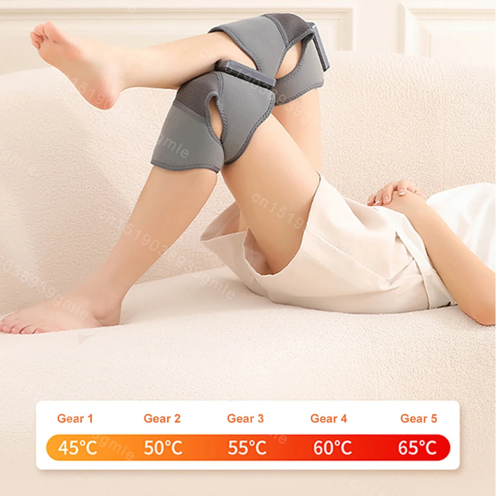Eletric Heating Knee Massage Instrument Heated Knee Brace Wrap with Vibration Enthesitis Elbow Leg Arthritis Knee Health Care