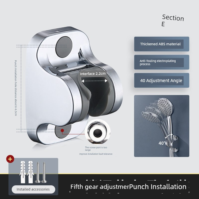 Fixed Seat Shower Head Old-Fashioned Screw Shower Bracket