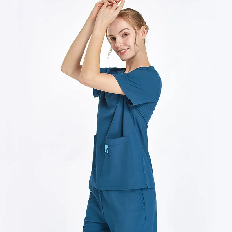 UltraAir™ Scrub Uniforms Nurse Performance Stretch Quick-Dry Healthcare Doctor Hospital Dental Pediatric Medical Scrubs S12